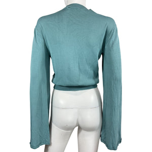Solid & Striped Ribbed Teal Babetta Sweater Size S