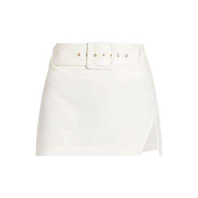 Ramy Brook Belted White Jones Miniskirt Size 2