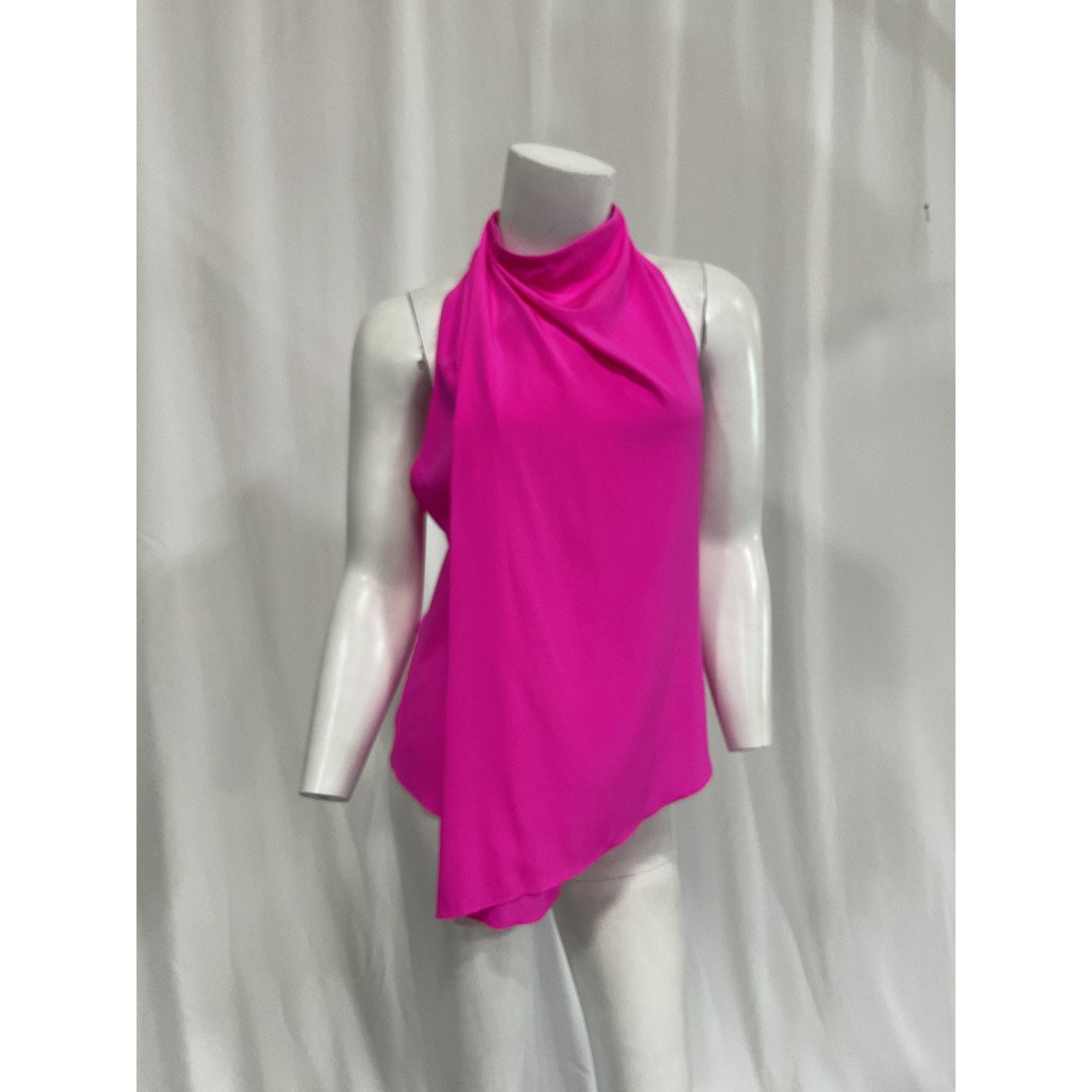 A.L.C. 'Erin' Pink Mockneck Crepe Top Size 8 - NWT