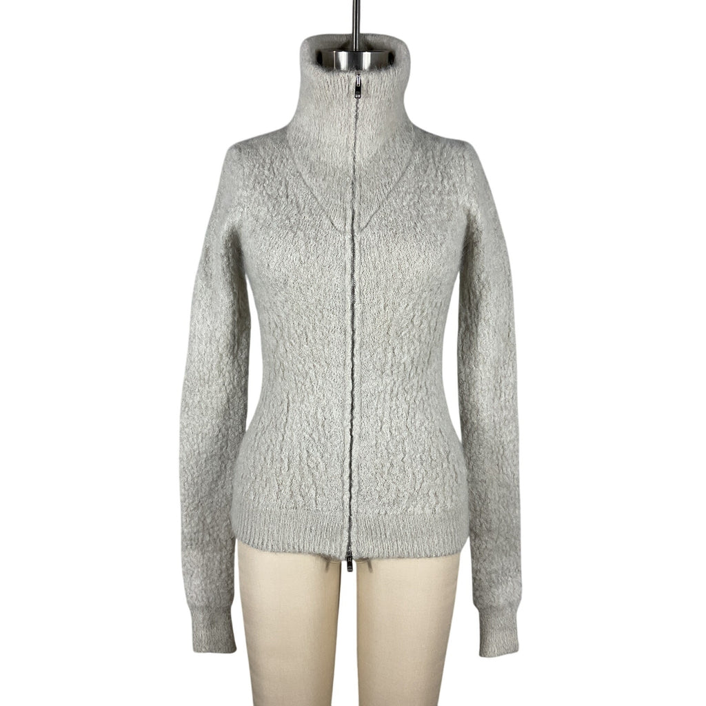 Isabel Marant 'Amina' Grey Mohair Jacket Size EU 34 / US 2