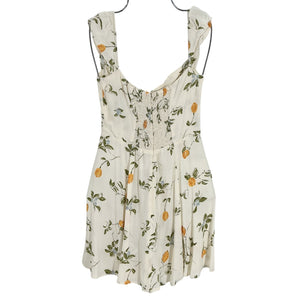 Reformation Printed Beige Tanis Dress Size 0