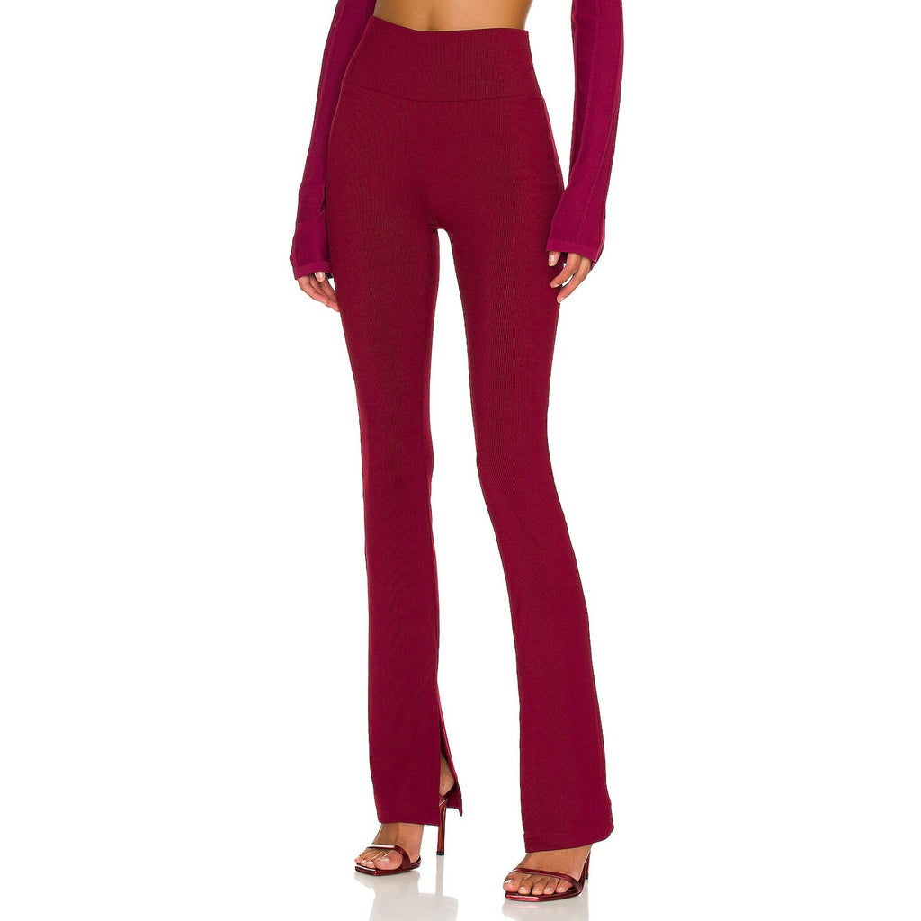 Nicholas 'Delia' Pink Poly Rib High Waist Legging Size XS