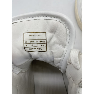 Anine Bing Sport White Leather Hayden Sneaker Size 7