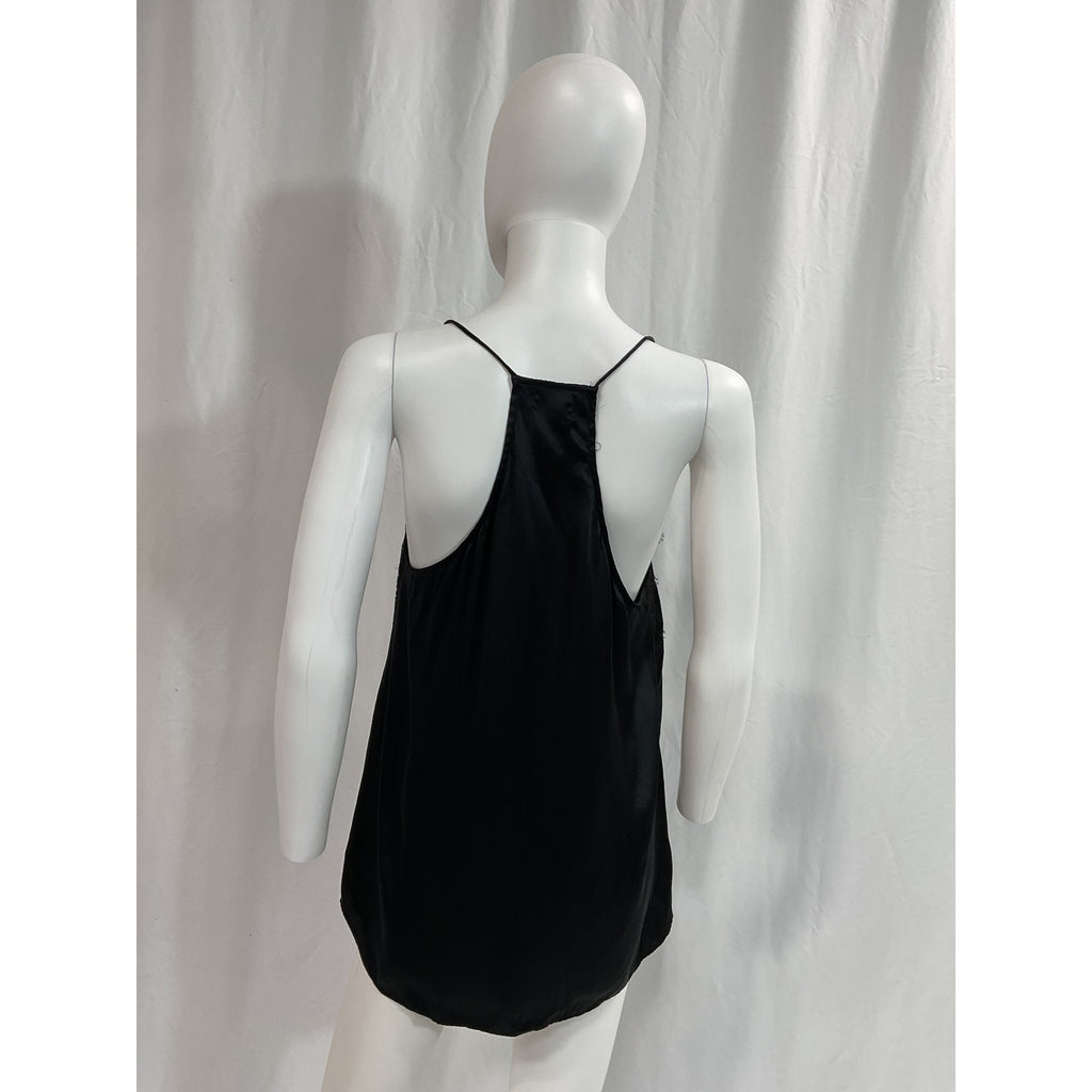 Cami Nyc 'The Daisy' Black Cami Size S