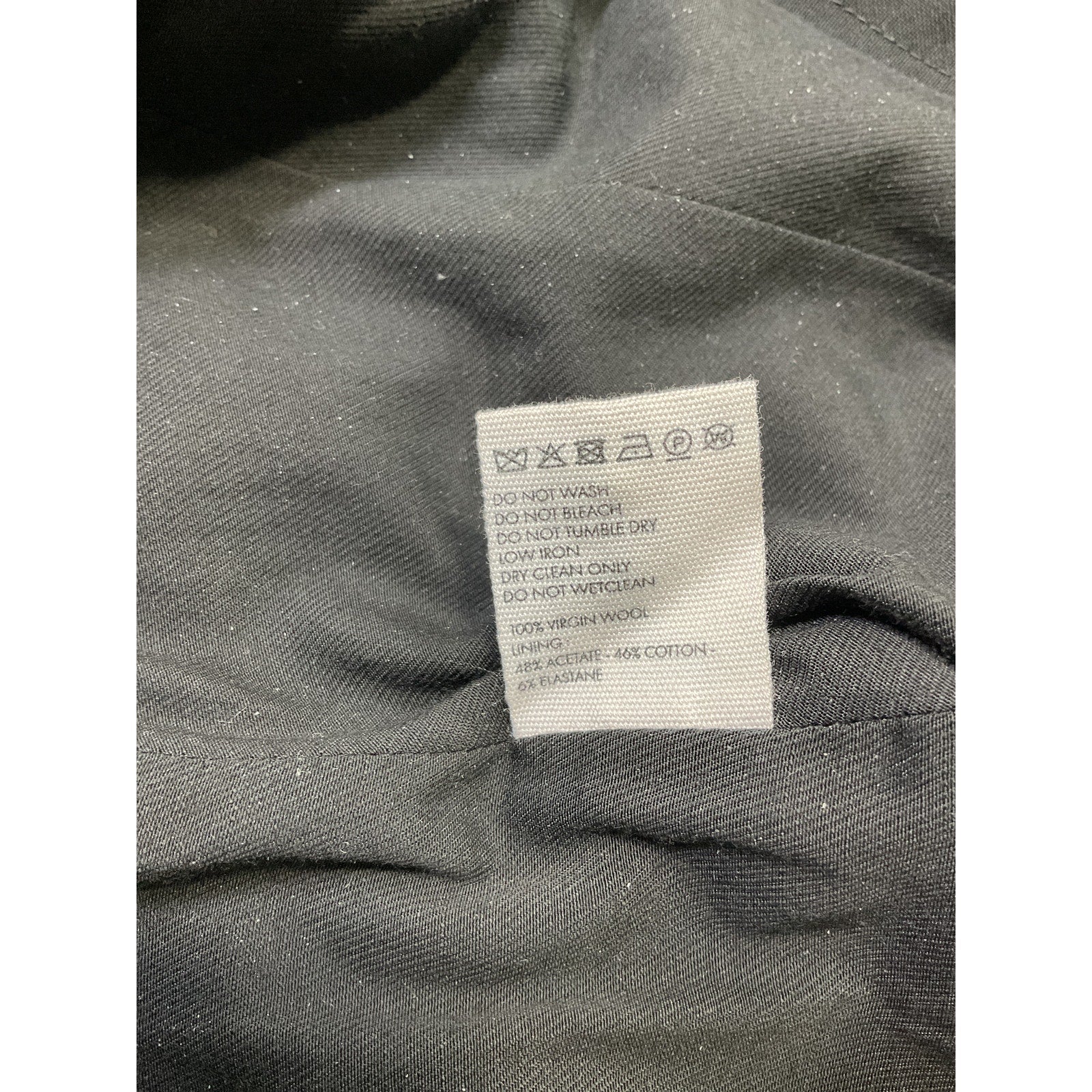 Jacquemus 'Le Gilet De Costume' Black Twill Top / Blouse Size 34