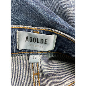 Agolde 'Cooper' Blue Cargo Denim Jean Size 25