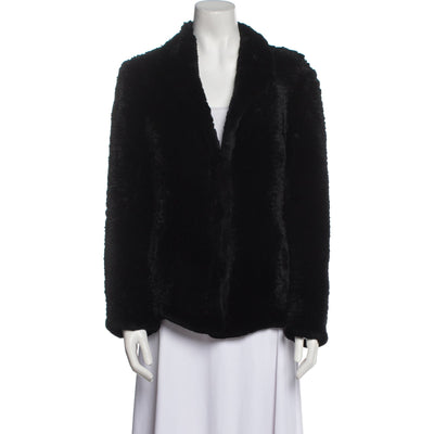 Rizal Fur Black Jacket Size S