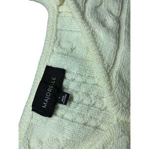 Majorelle Cable Knit Cream Fallone Sweater Size S