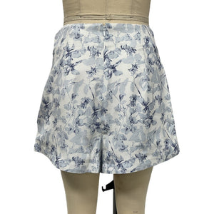 Hill House Home Floral Turquoise Lisette Shorts Size S