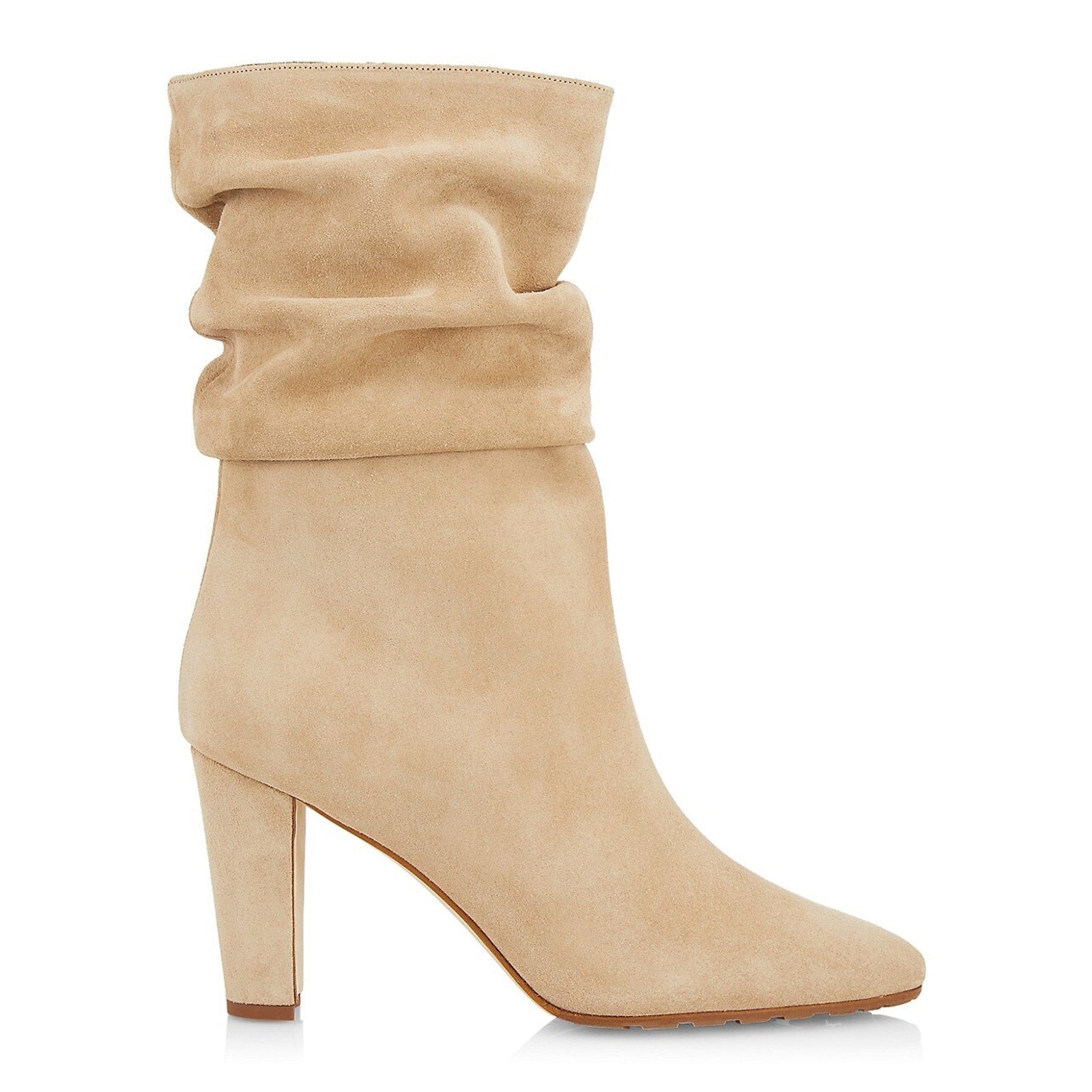 Manolo Blahnik Brown Calasso 90 Slouchy Suede Booties Size 37 (7)