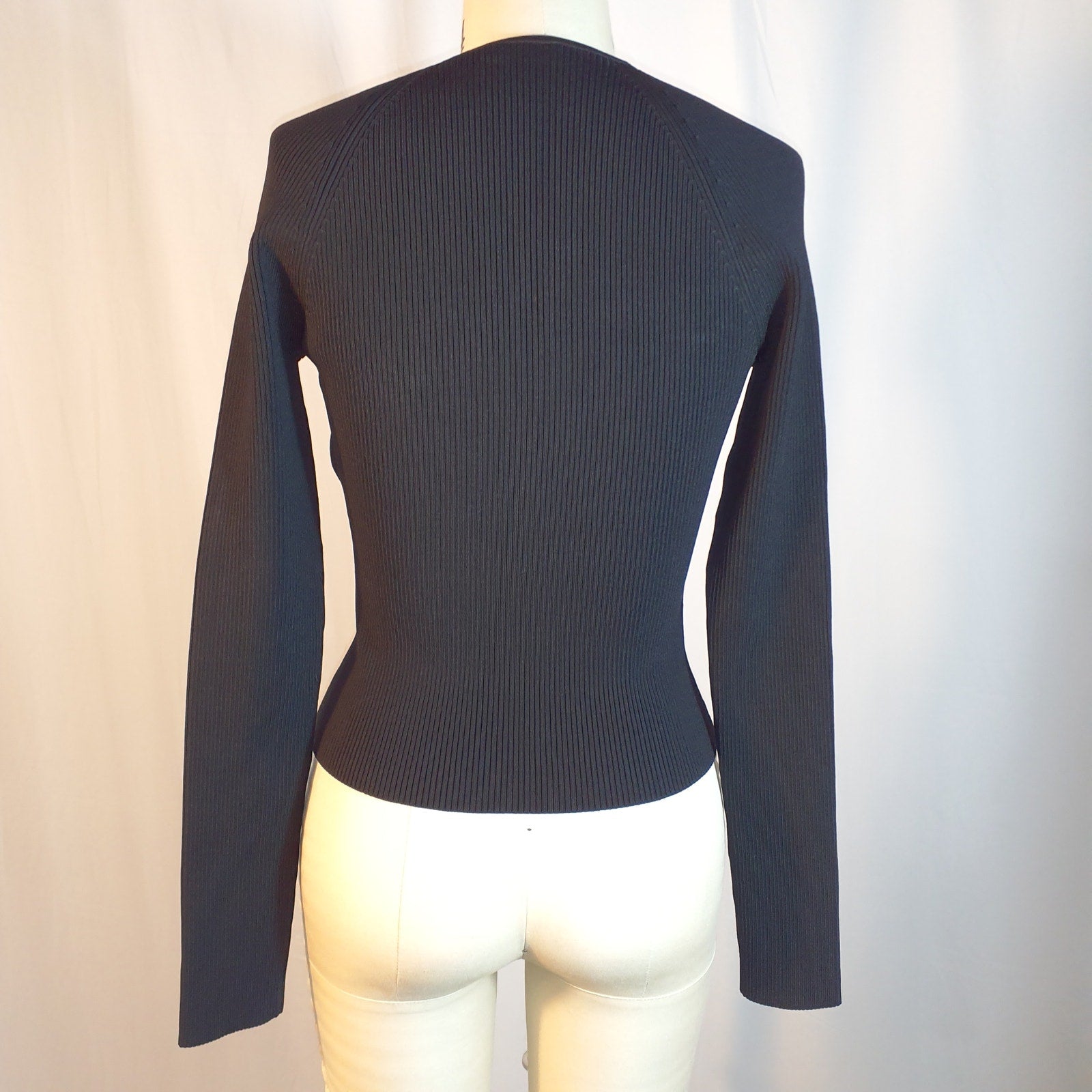 Simkhai 'Giuliana' Black Sweetheart Top Size L