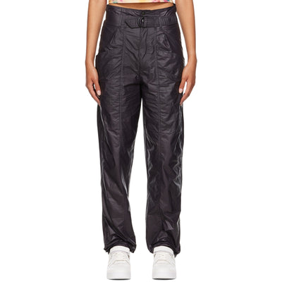 Isabel Marant 'Eklali' Black Nylon Trousers Size 36