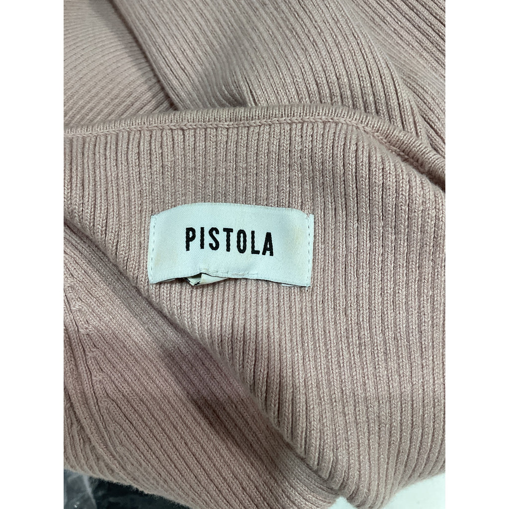 Pistola Denim 'Tiff' Pink Sweetheart Neck Sweater Size L