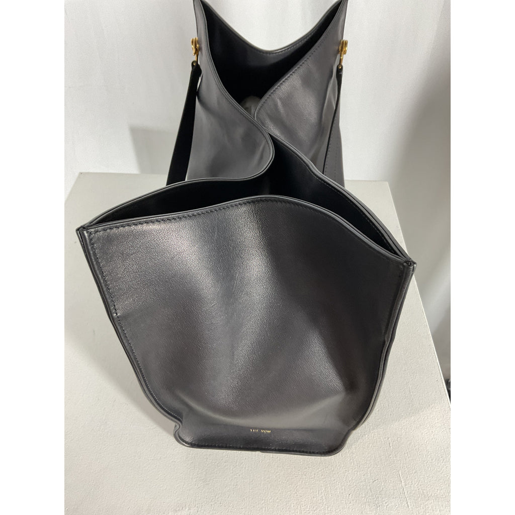 The Row 'Alexia' Black Leather Leather Tote Bag