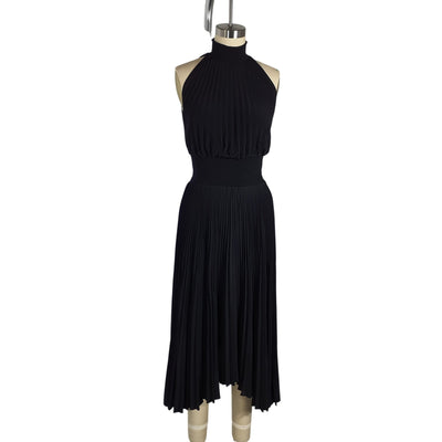 A.L.C. Pleated Black Renzo Size 0 Dress
