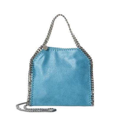 Stella Mccartney Chic Peacock Falabella Small Tote Bag Size S