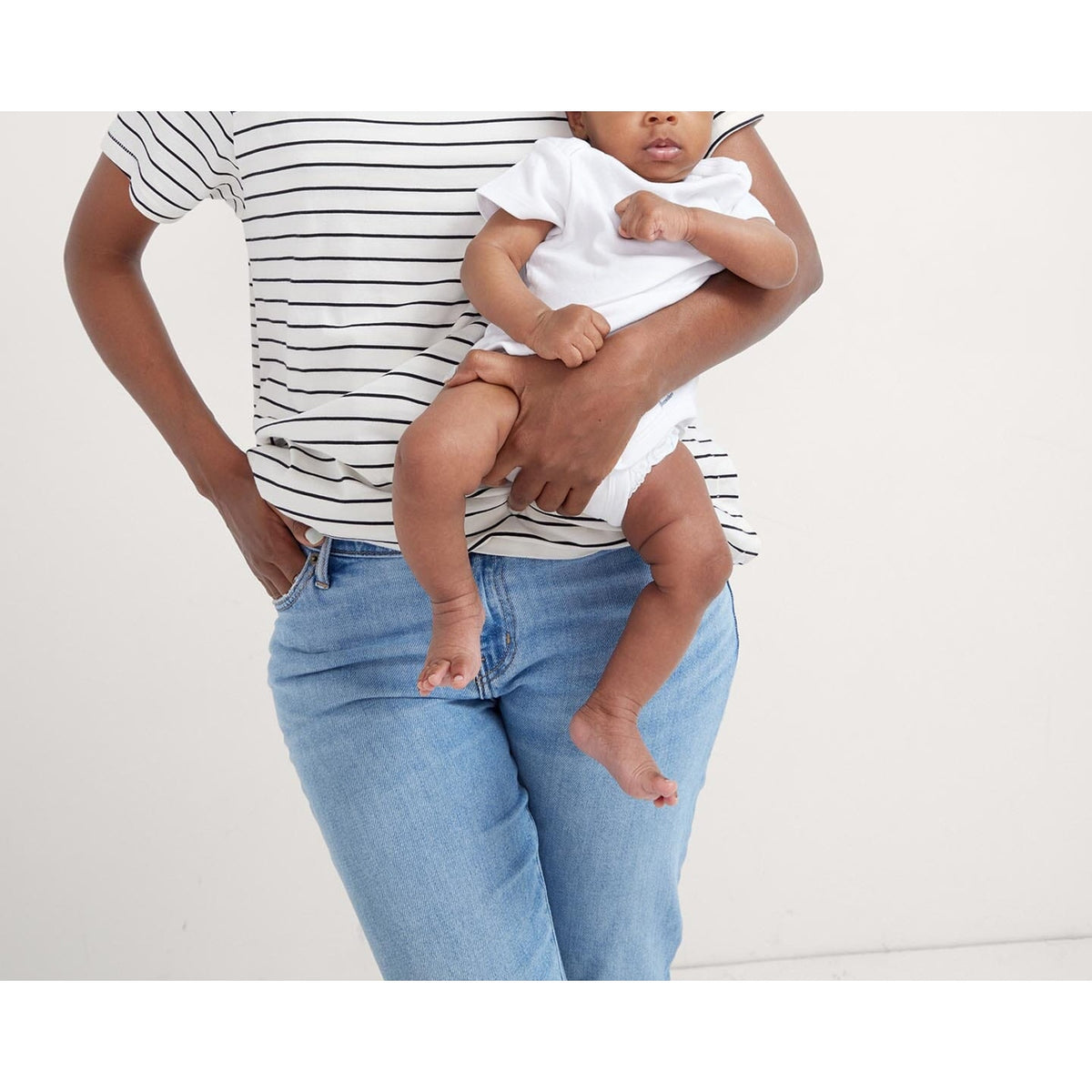 Hatch The Luxe Black Cotton Nursing Tee Size 1