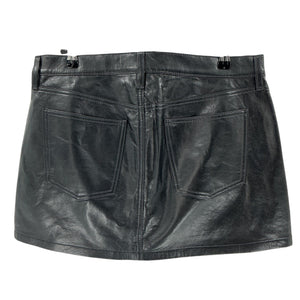 Agolde Sleek Black Liv Mini Skirt Size 29