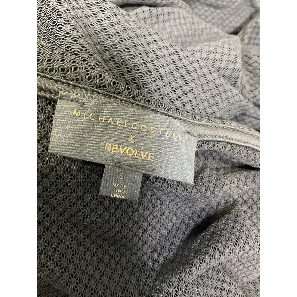 Michael Costello x Revolve 'Mavis' Black Mini Dress Size S