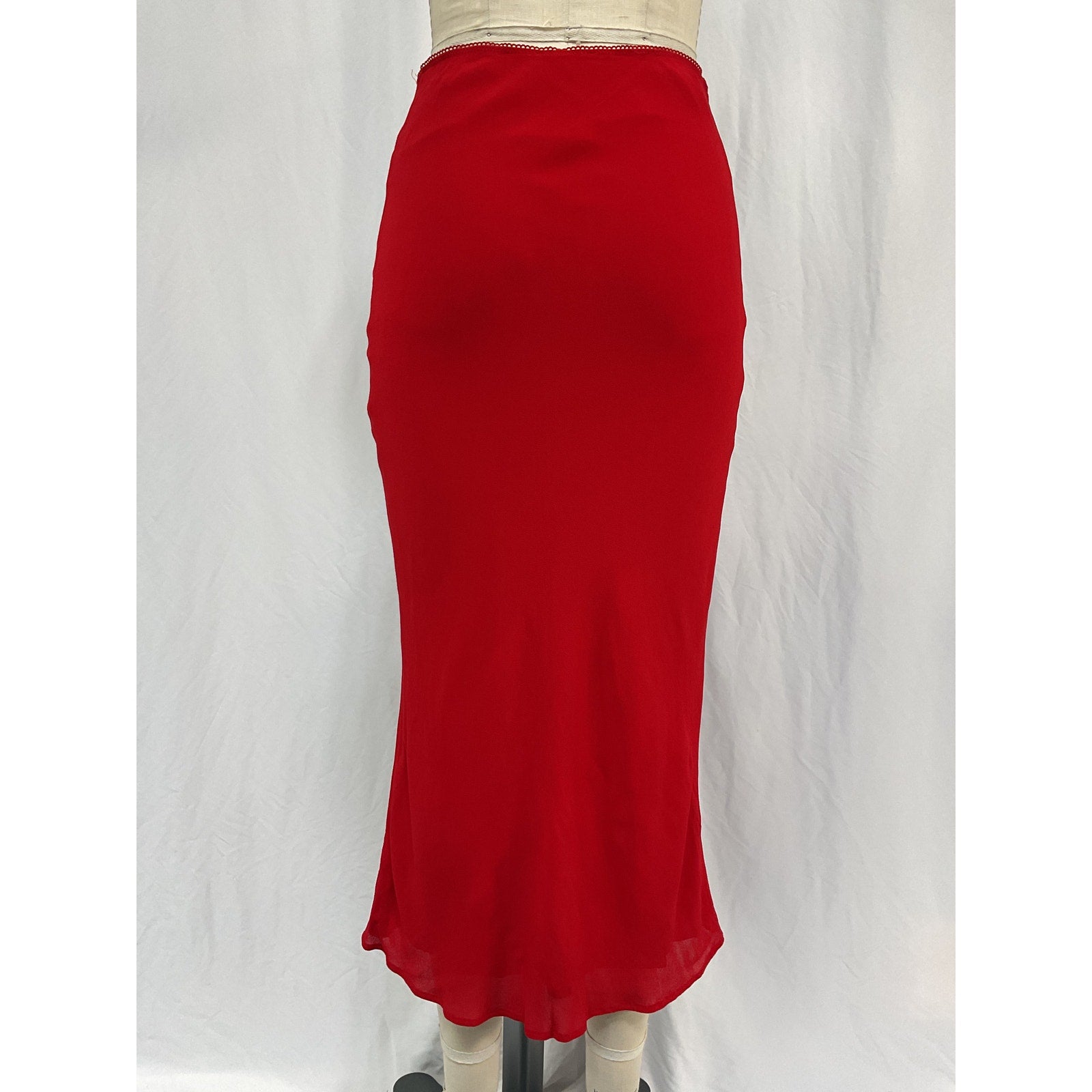 Reformation 'Layla' Red Skirt Size 6