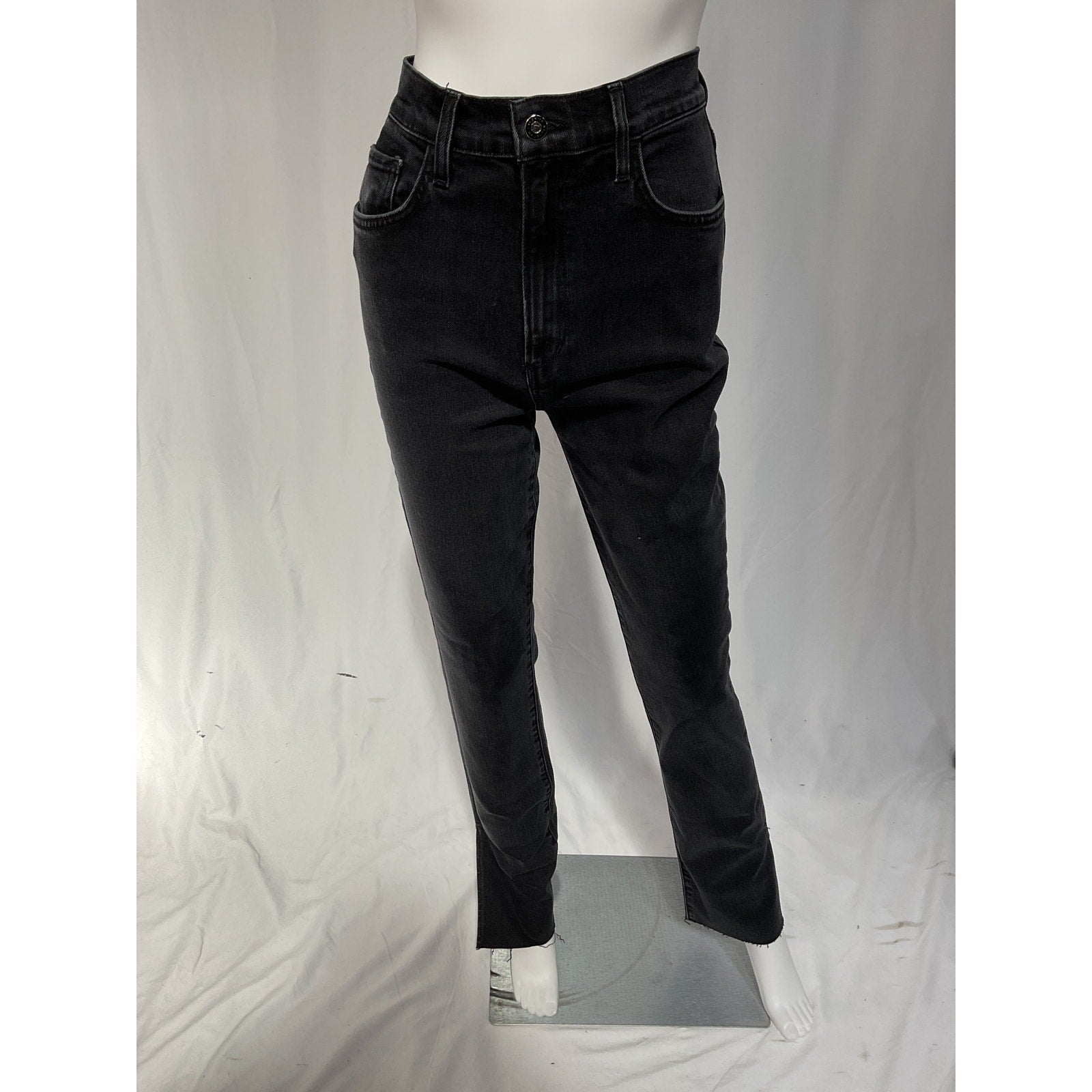 Favorite Daughter 'Valentina' Black Super High Rise Tower Denim Jean Size 27 - NWT