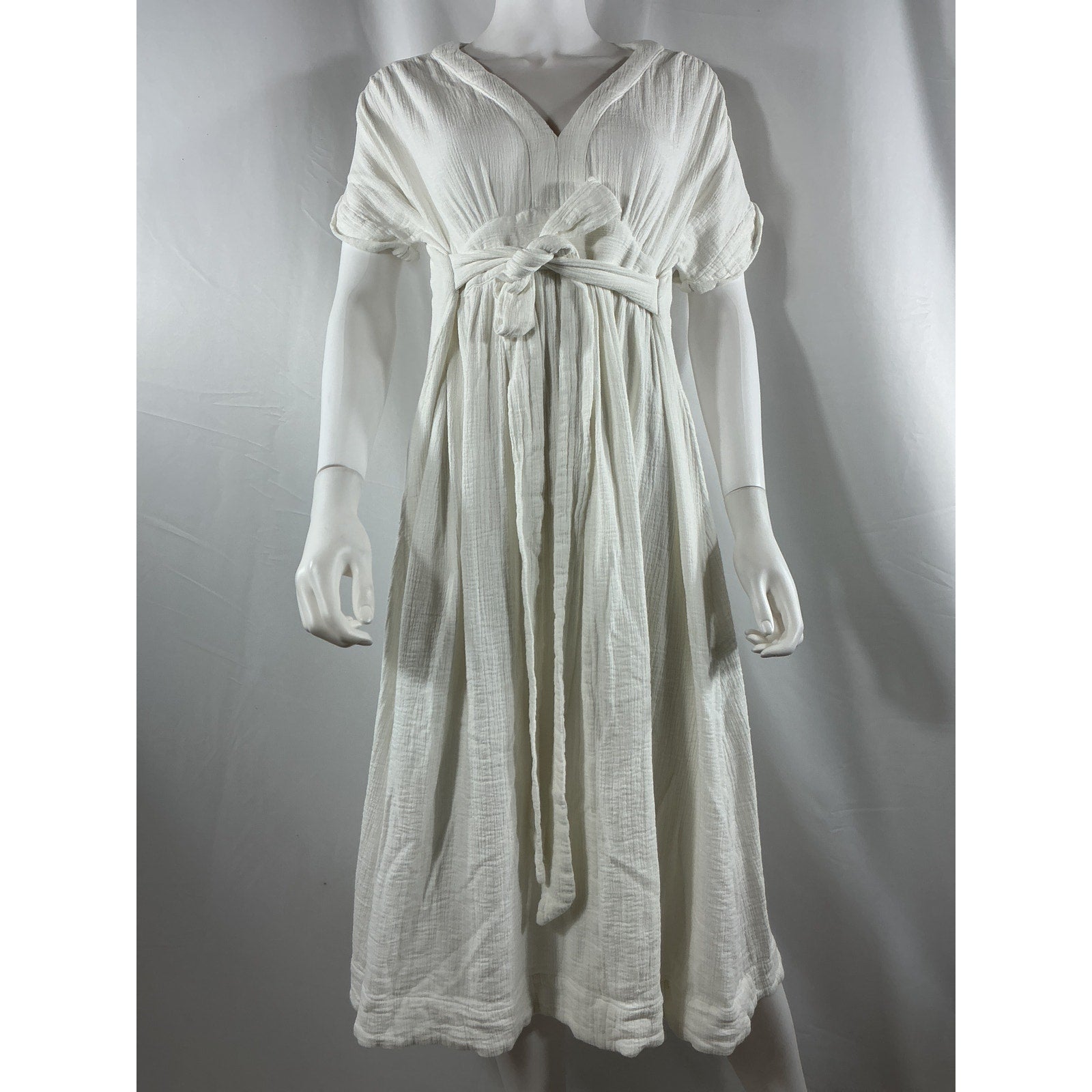 Hatch The 'Rosa' White Cotton Dress Size 1
