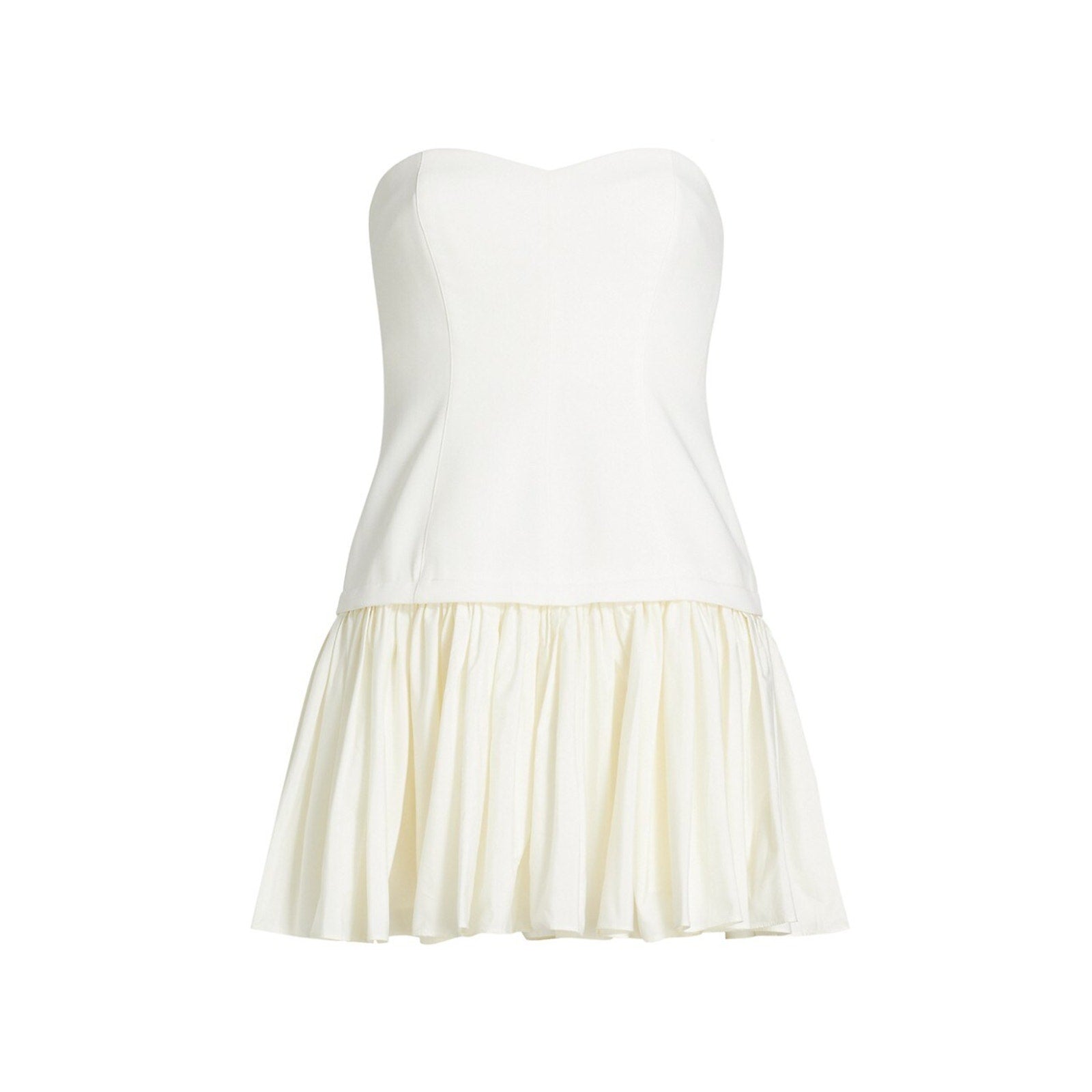 Cinq A Sept 'Amanda' White Strapless Mini Dress Size 2