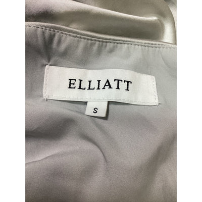 Elliatt X Revolve 'Charleigh' White One Shoulder Satin Dress Size S