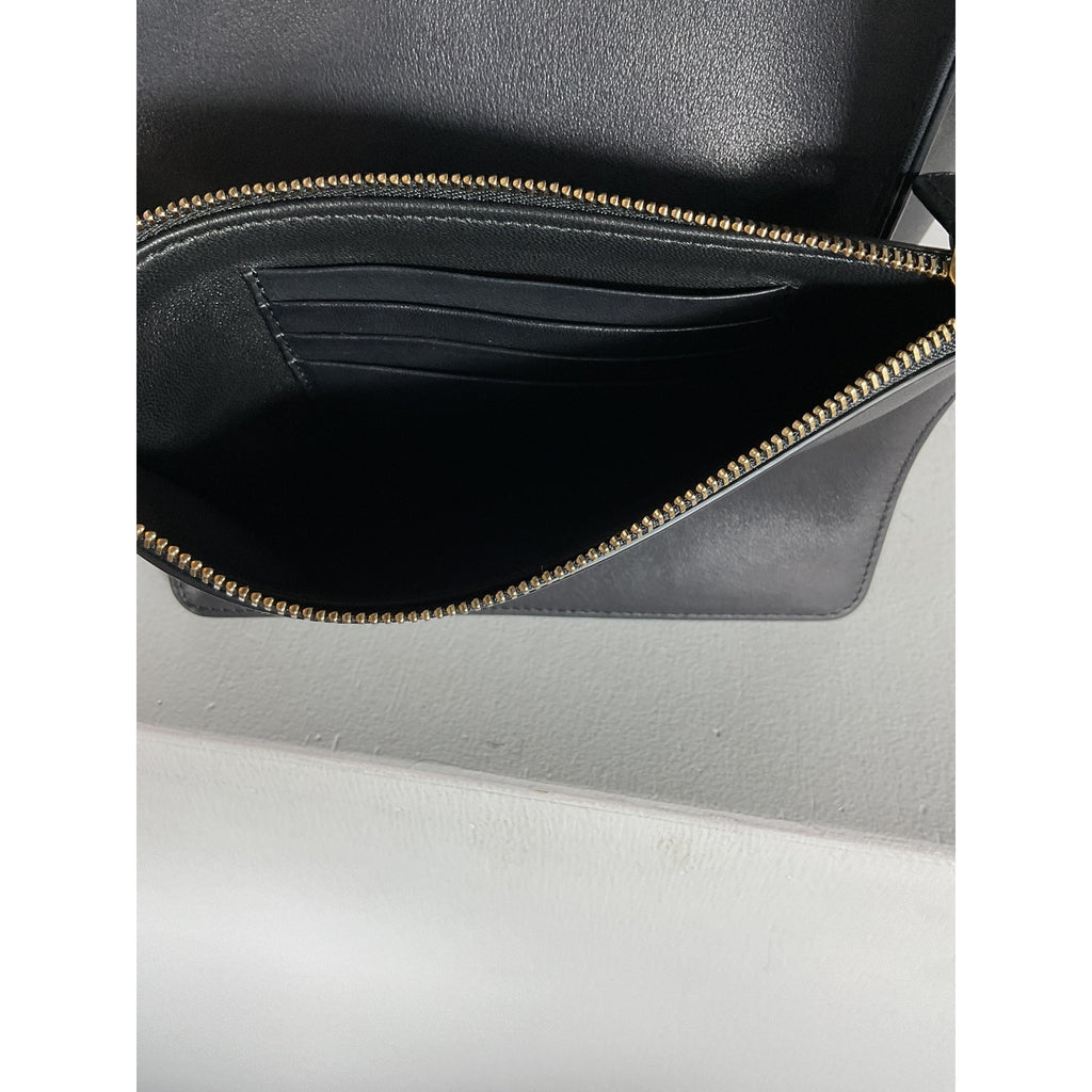 The Row 'Alexia' Black Leather Leather Tote Bag