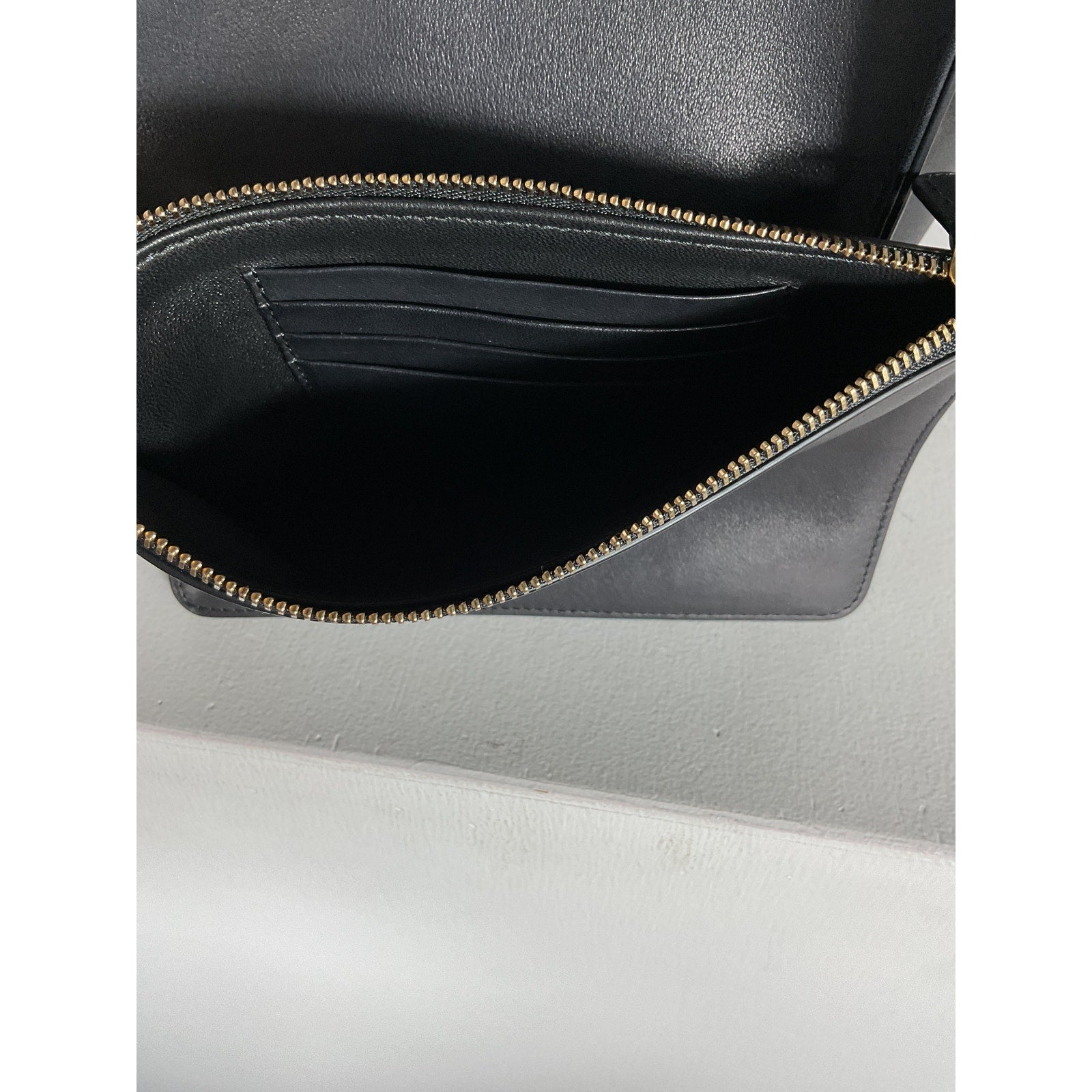 The Row 'Alexia' Black Leather Leather Tote Bag