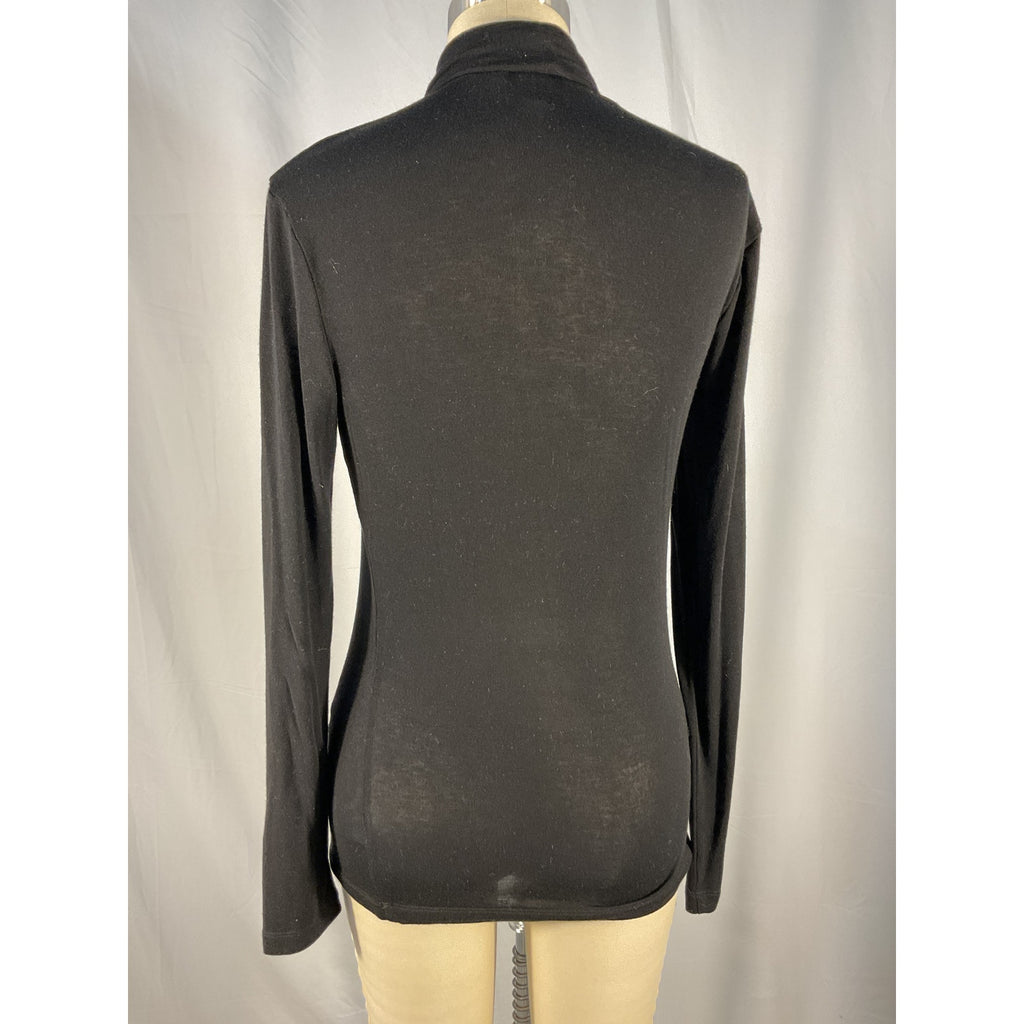 Agolde 'Pascale' Black Turtleneck Size S