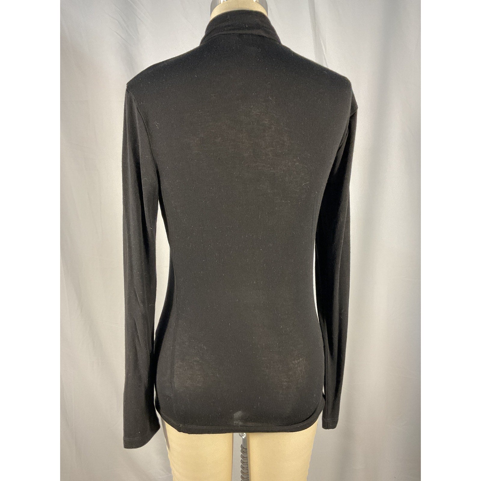 Agolde 'Pascale' Black Turtleneck Size S