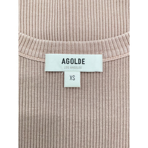 Agolde Ribbed Spider Lily Poppy Tank Top Size XS