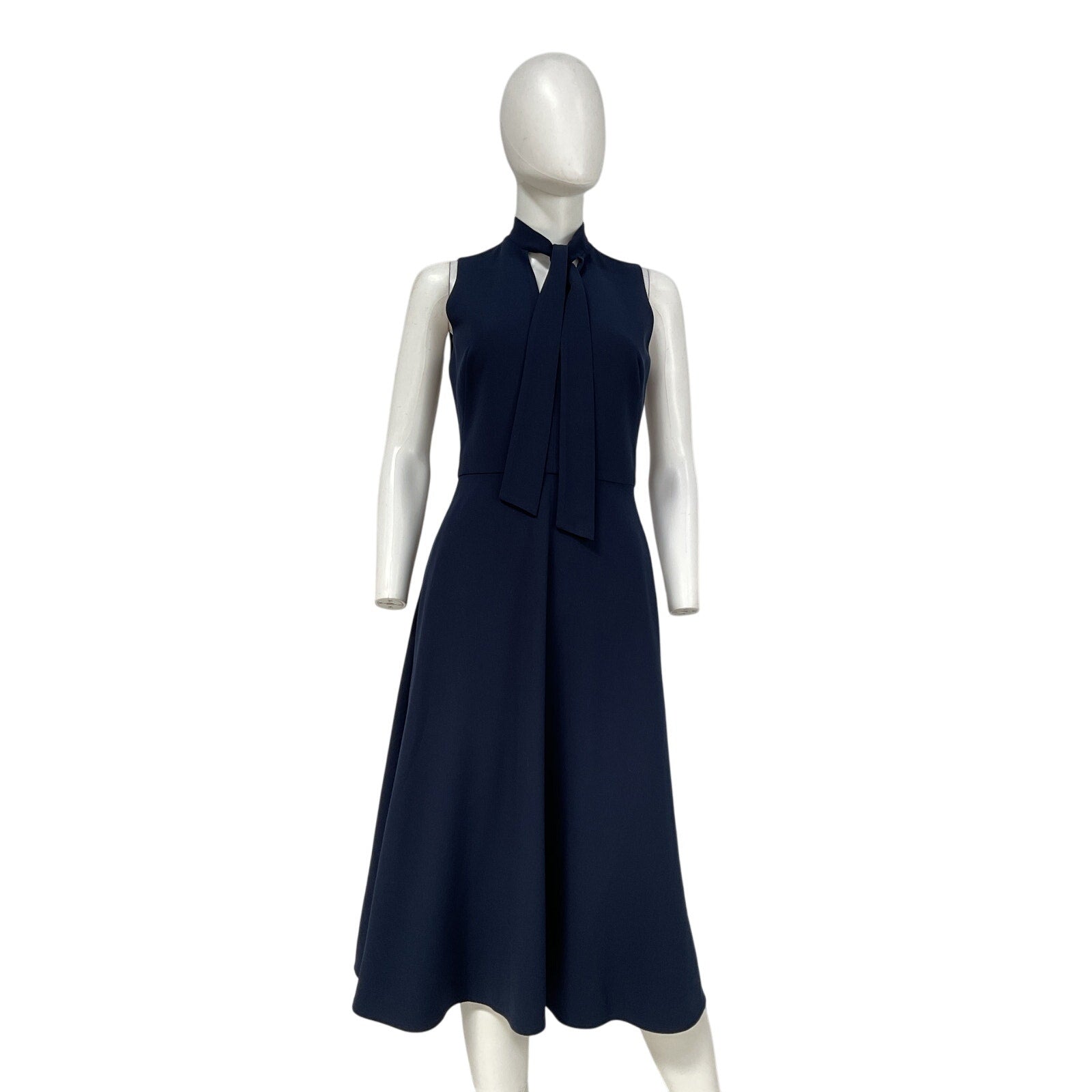 Black Halo 'Carolina' Blue Polyamide Dress Size 4