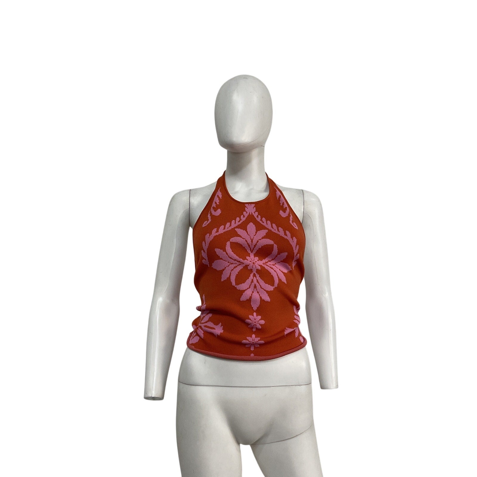 Misa Los Angeles 'Hali' Orange Viscose Top Size XXS