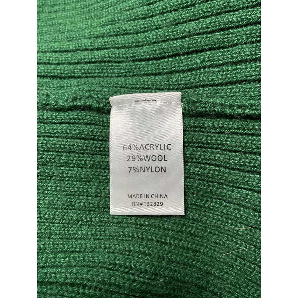 L'Academie 'Hannah' Green Wrap Sweater Size L