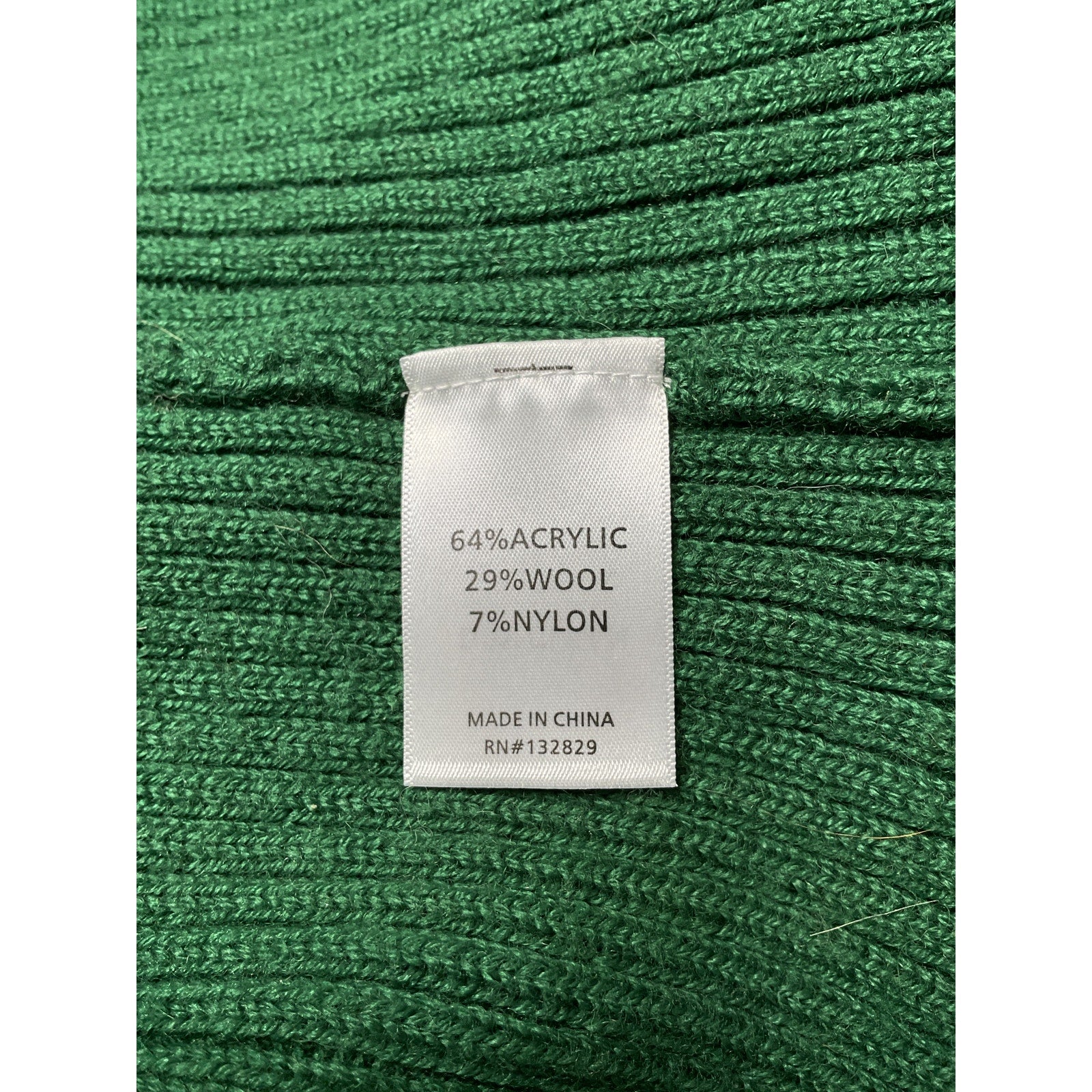 L'Academie 'Hannah' Green Wrap Sweater Size L