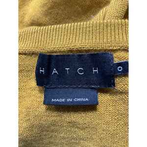 Hatch 'The Merino' Yellow Longsleeve Tee Size 0