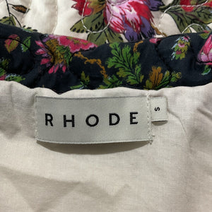 Rhode Quilted Macadamia Morlaix Fleur Emil Jacket Outerwear Size S