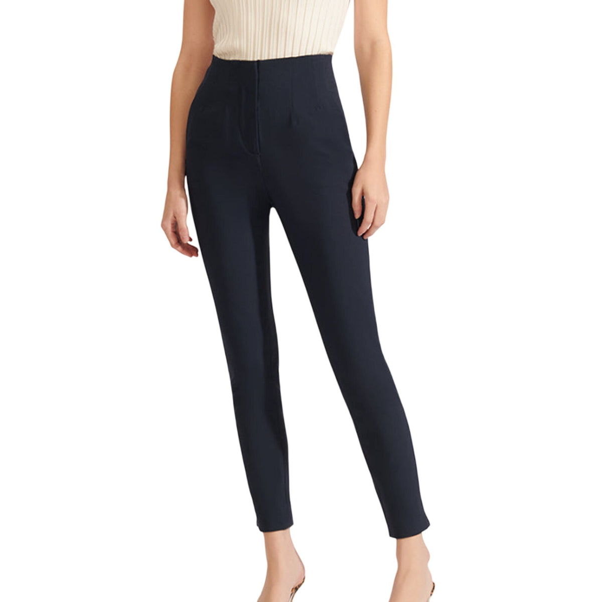 Veronica Beard Tailored Navy Karla Pants Size 00