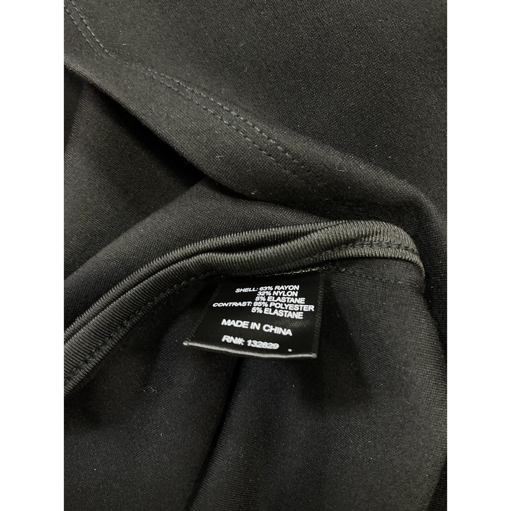 Majorelle 'Sky' Black Satin Off Shoulder Dress Size M - NWT