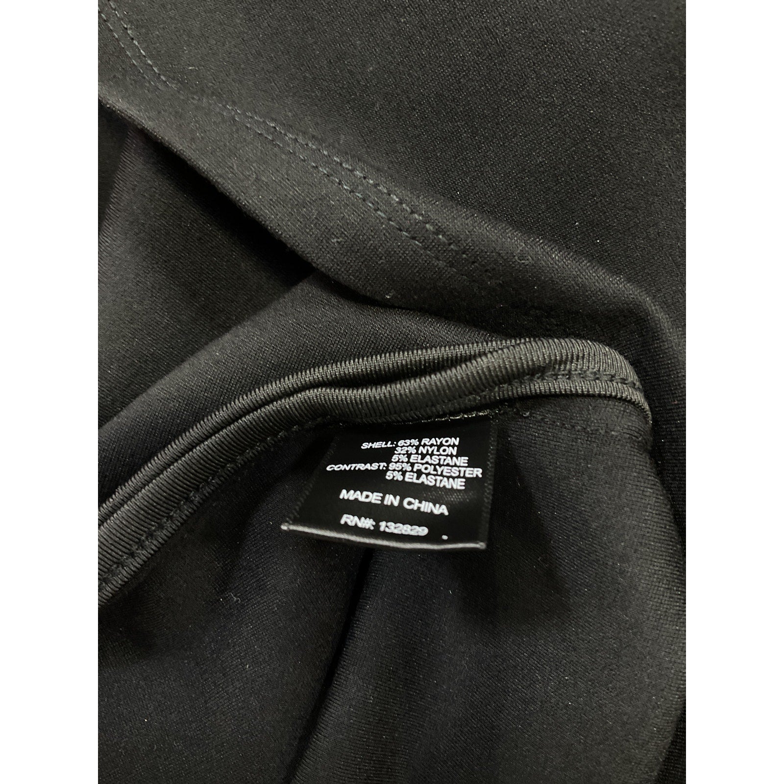 Majorelle 'Sky' Black Satin Off Shoulder Dress Size M - NWT