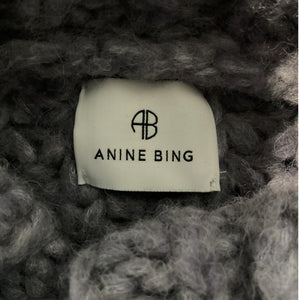 Anine Bing Chunky Ash Violet Iris Sweater Size S