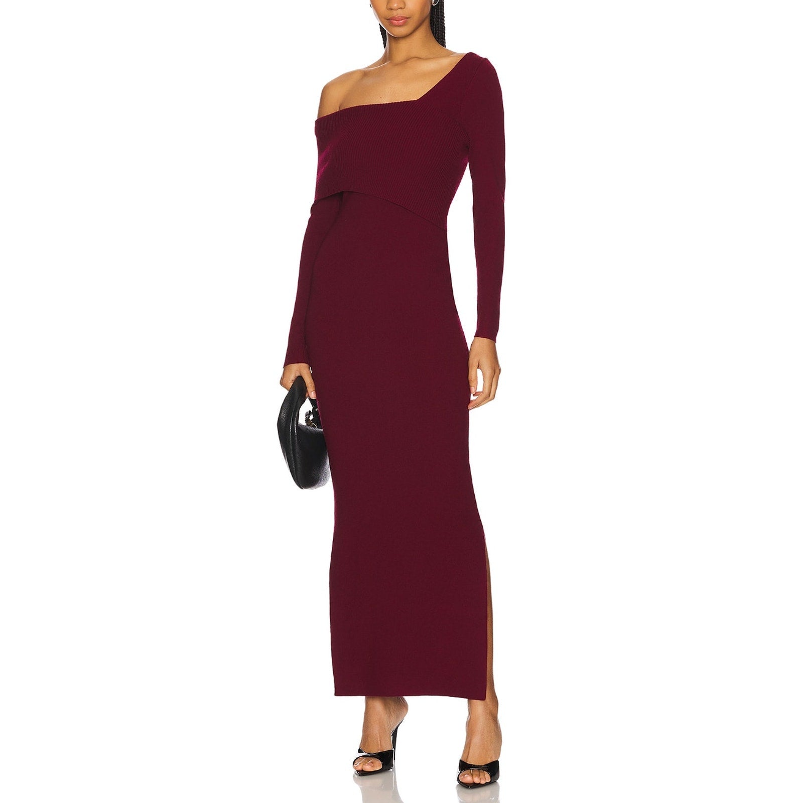Line & Dot 'Sylvie' Red Rayon Maxi Dress Size XS