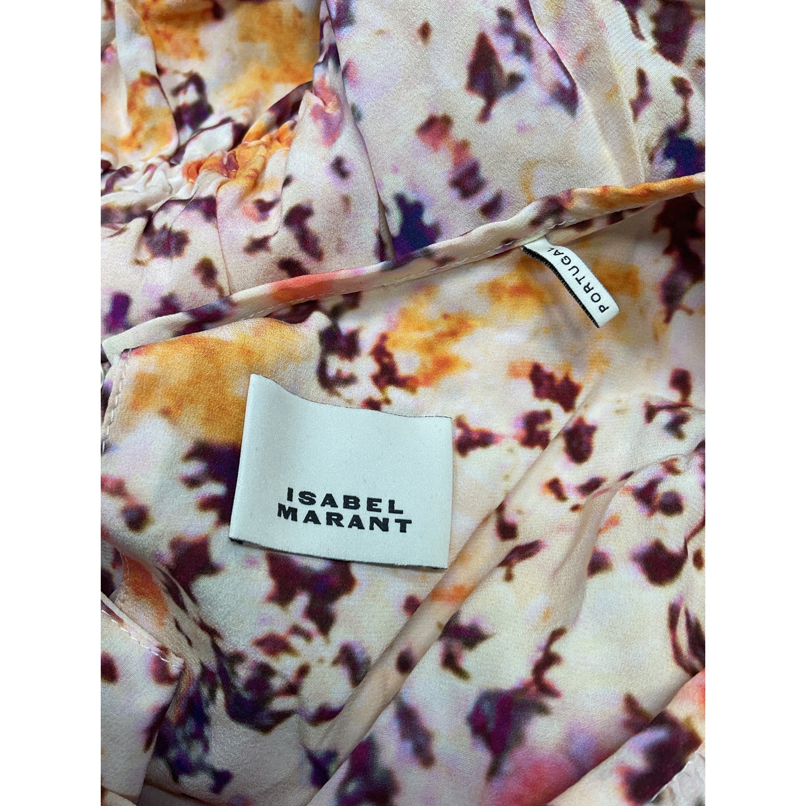 Isabel Marant 'Gelina' Pink Silk Top Size 42