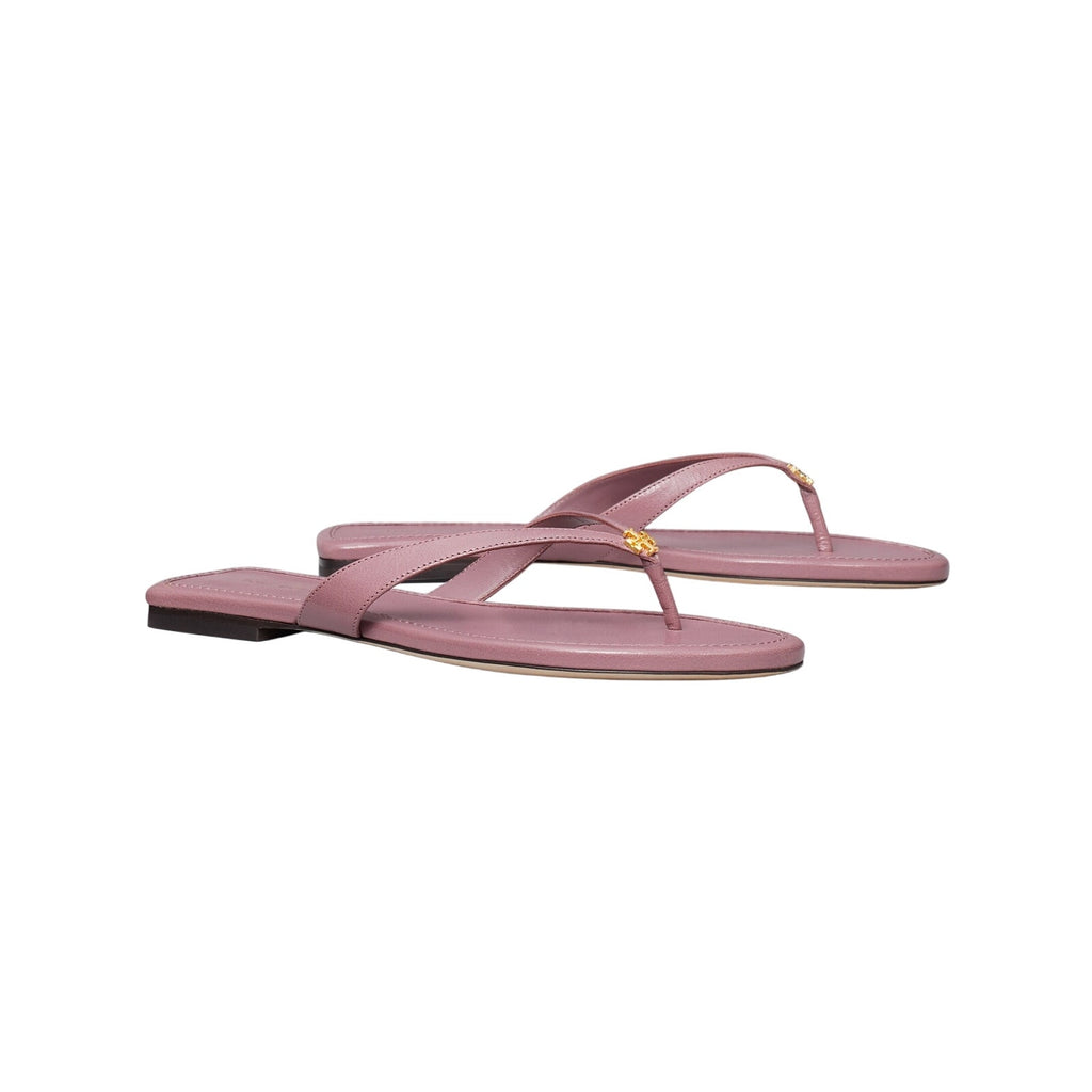 Tory Burch Purple Leather Classic Flip-Flop Flat Size 7
