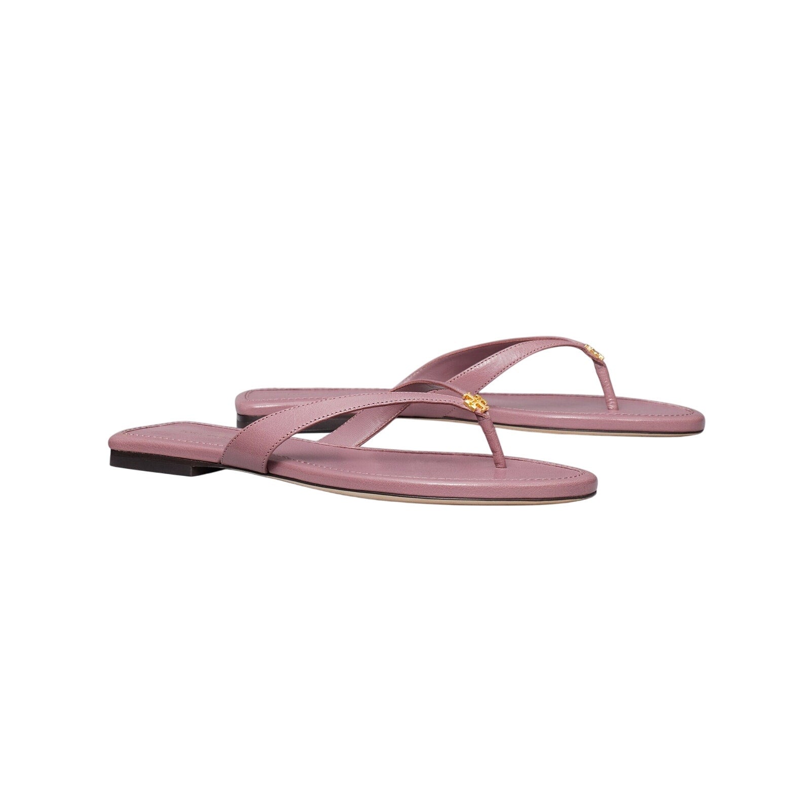 Tory Burch Purple Leather Classic Flip-Flop Flat Size 7