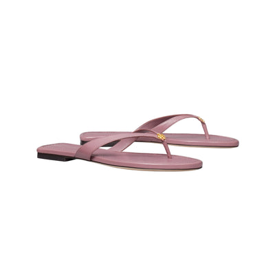 Tory Burch Purple Leather Classic Flip-Flop Flat Size 7