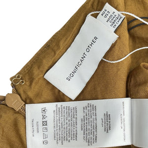 Significant Other Cutout Tan Frankie Dress Size 2