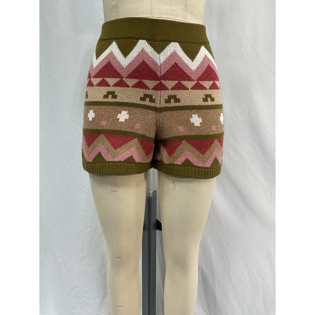 S�zane 'Jett' Green Merino Wool Short Size XXS